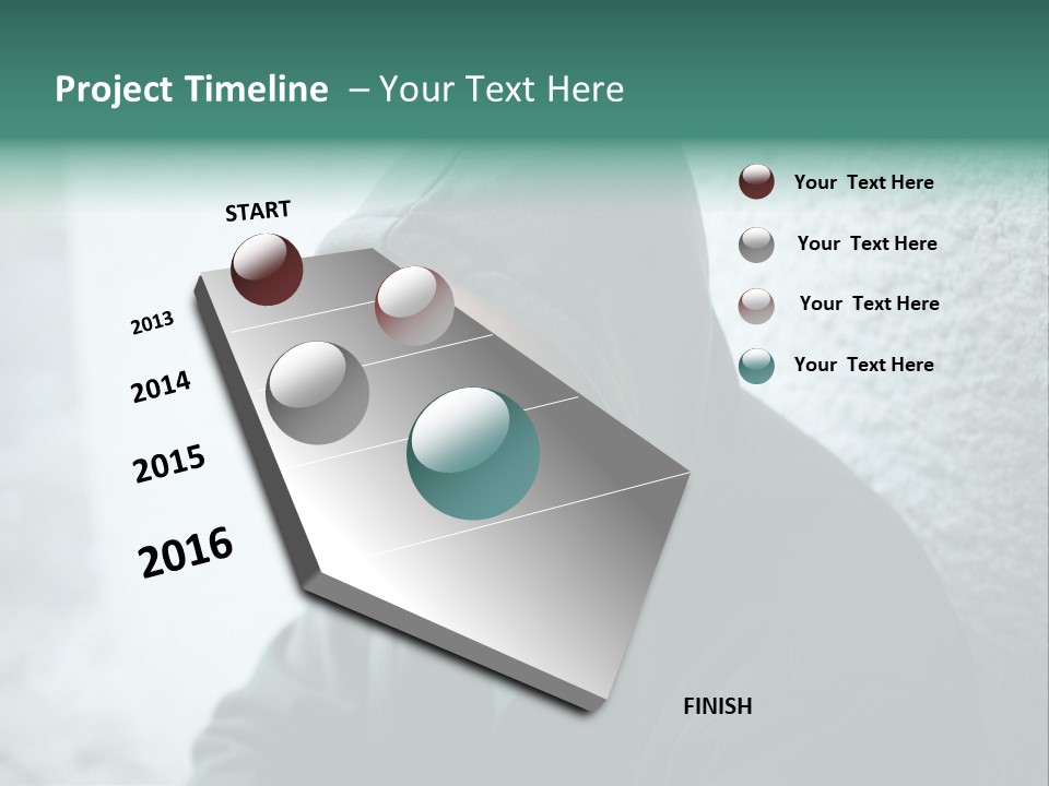 Unemployment Dirty Street PowerPoint Template