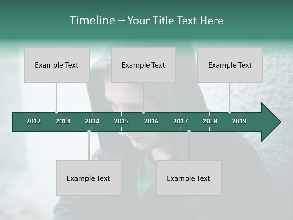 Unemployment Dirty Street PowerPoint Template