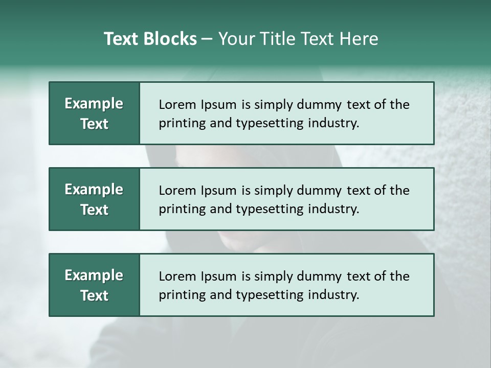 Unemployment Dirty Street PowerPoint Template