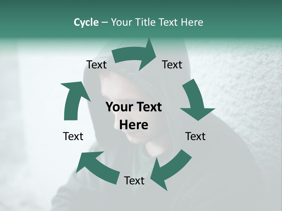 Unemployment Dirty Street PowerPoint Template