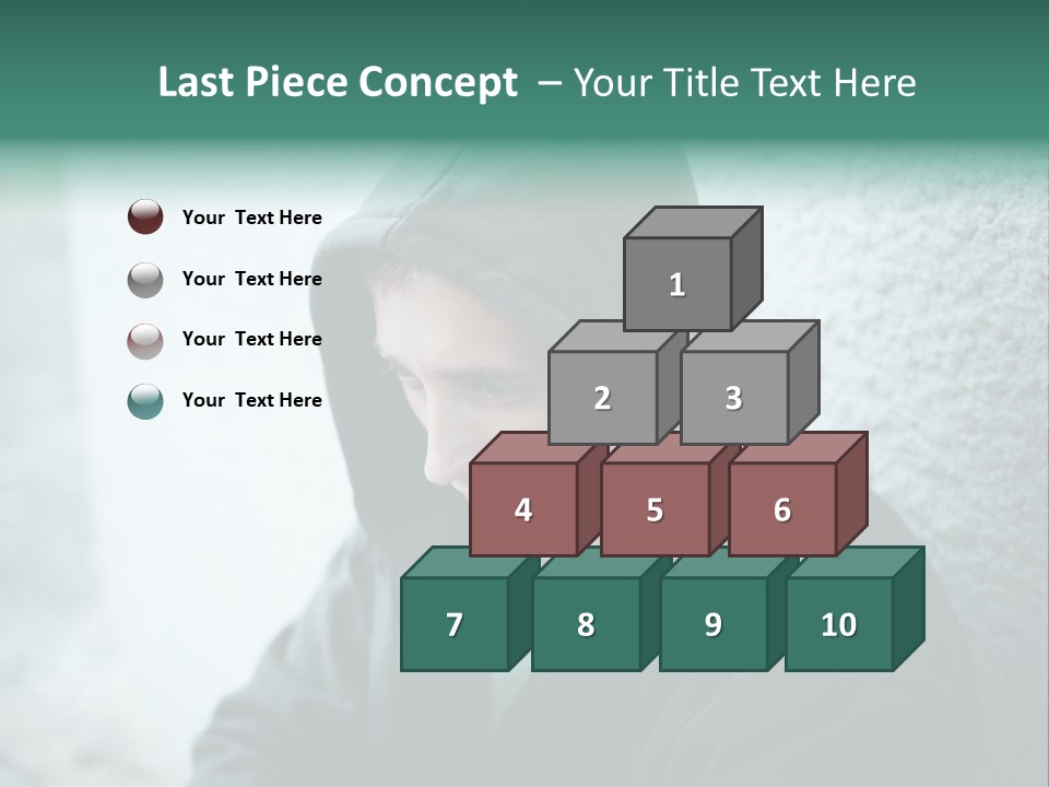 Unemployment Dirty Street PowerPoint Template