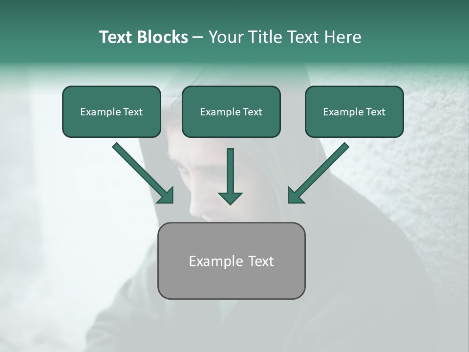 Unemployment Dirty Street PowerPoint Template