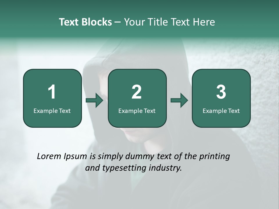 Unemployment Dirty Street PowerPoint Template