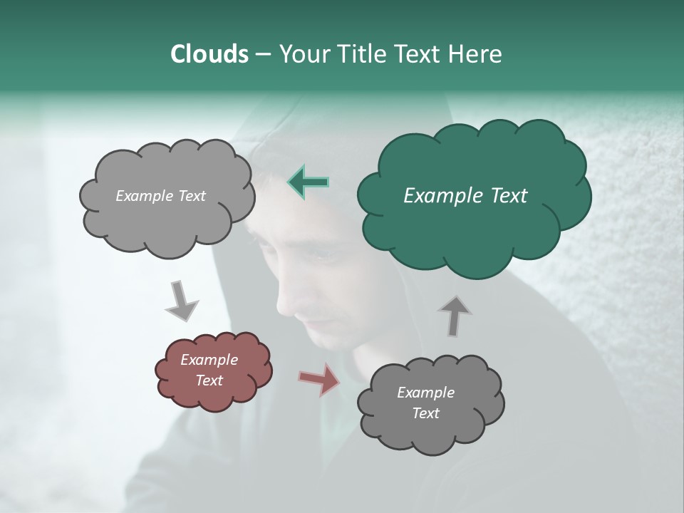 Unemployment Dirty Street PowerPoint Template