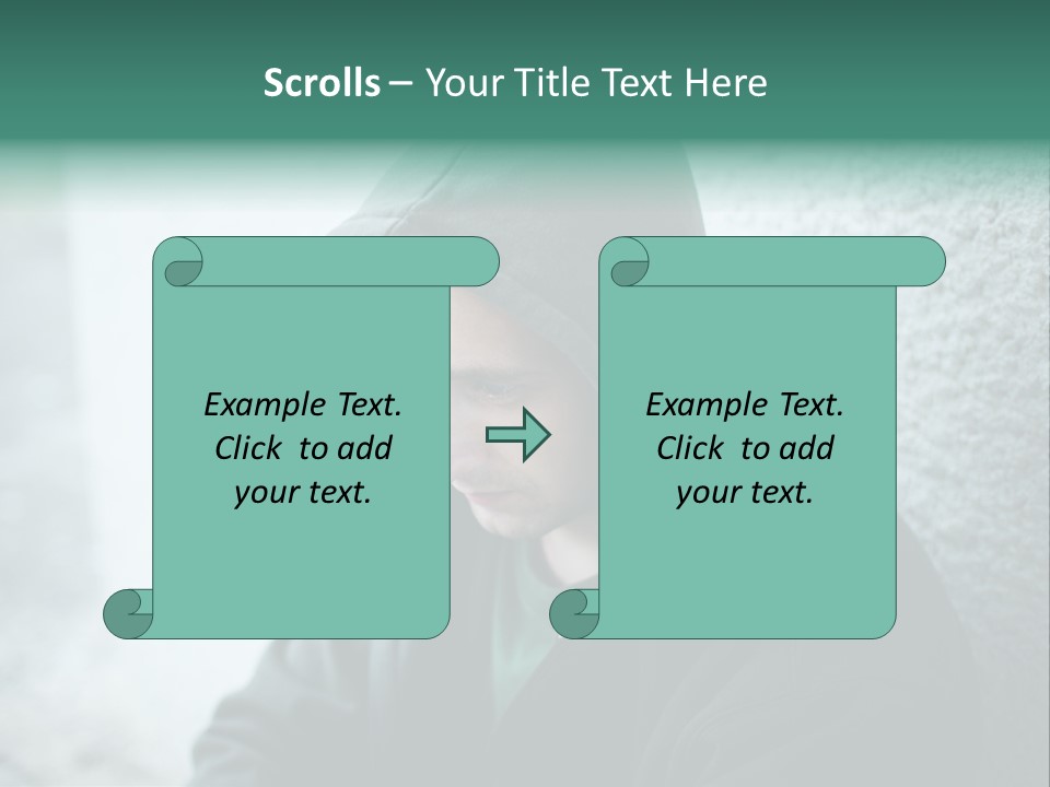 Unemployment Dirty Street PowerPoint Template