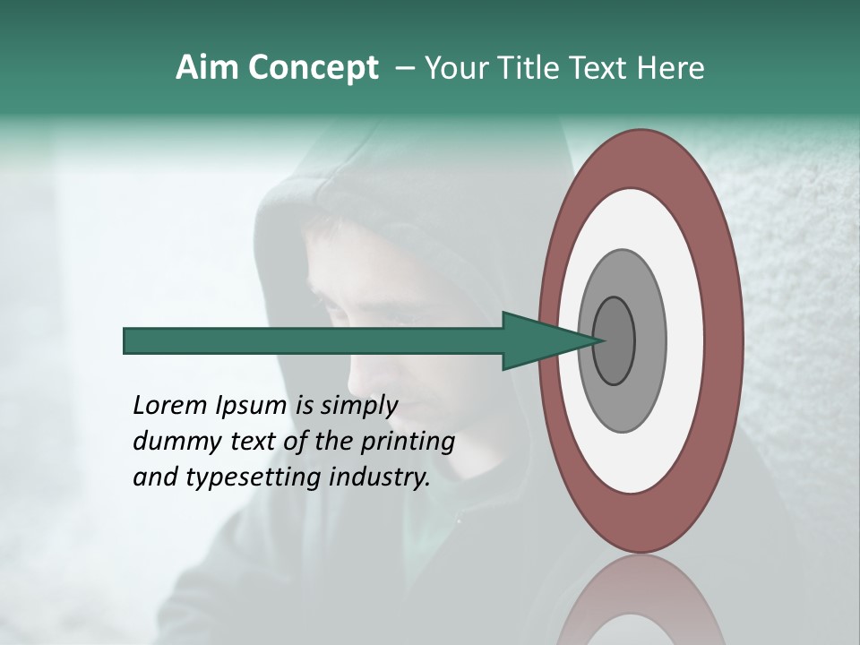 Unemployment Dirty Street PowerPoint Template