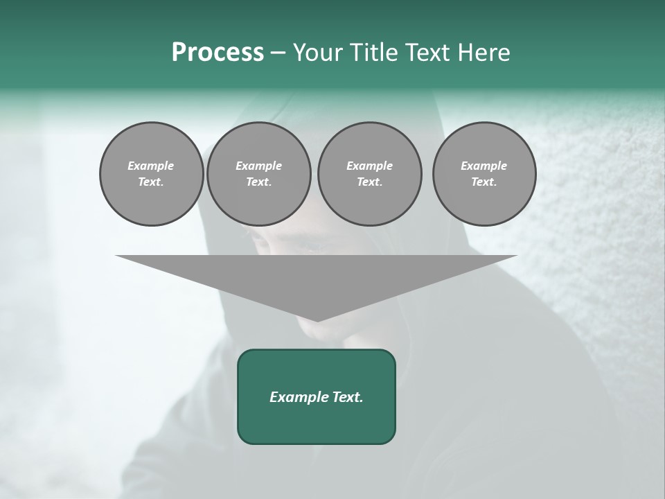 Unemployment Dirty Street PowerPoint Template