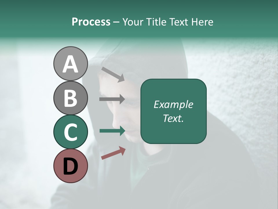 Unemployment Dirty Street PowerPoint Template