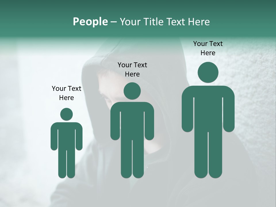 Unemployment Dirty Street PowerPoint Template