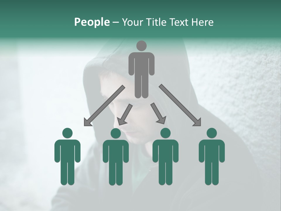 Unemployment Dirty Street PowerPoint Template