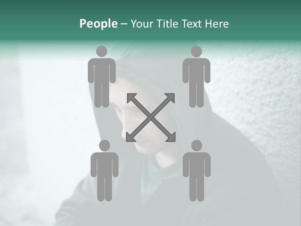 Unemployment Dirty Street PowerPoint Template