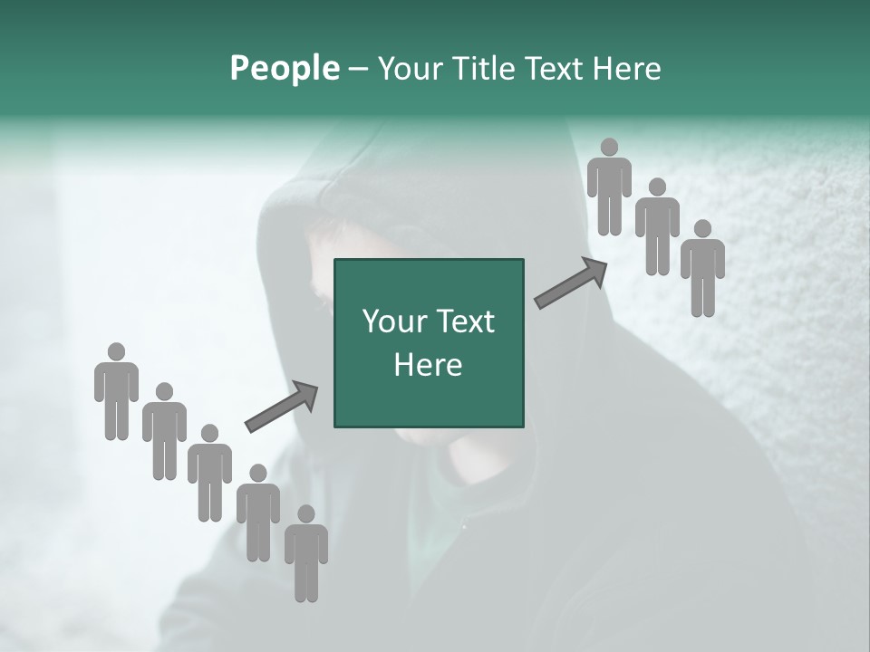 Unemployment Dirty Street PowerPoint Template