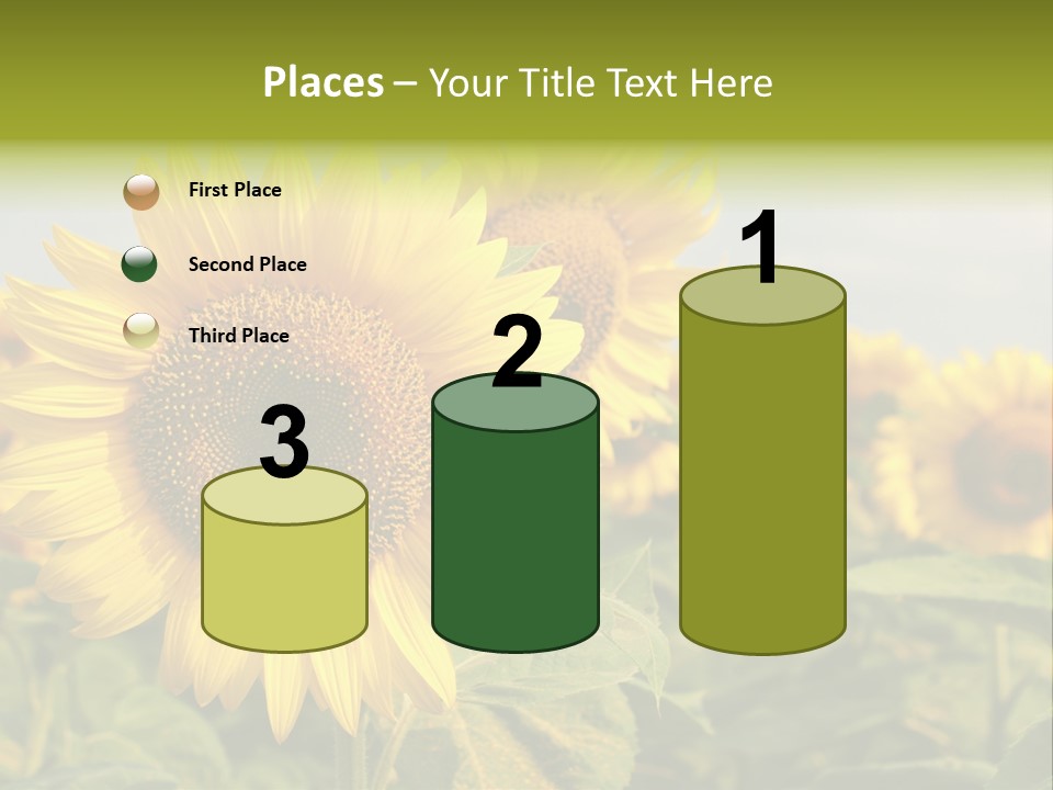 Circle Head Green PowerPoint Template