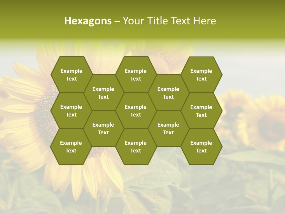 Circle Head Green PowerPoint Template