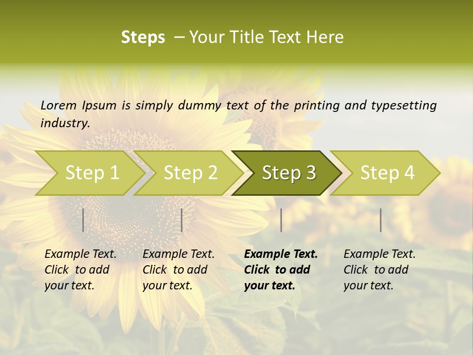 Circle Head Green PowerPoint Template