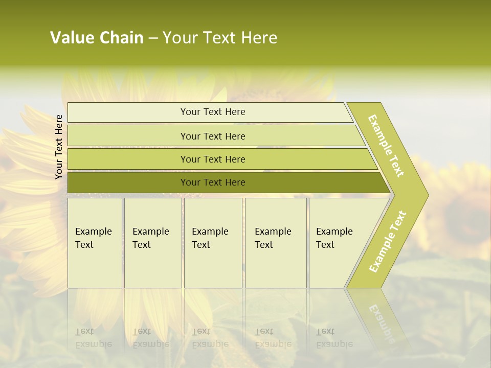 Circle Head Green PowerPoint Template