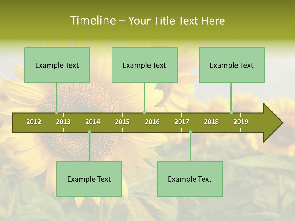 Circle Head Green PowerPoint Template