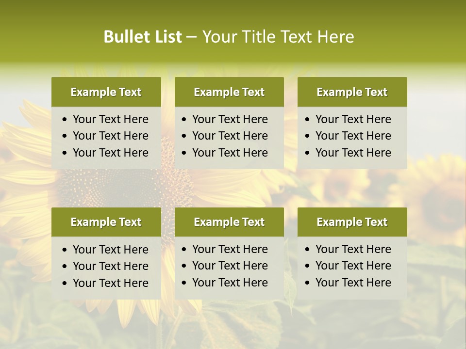 Circle Head Green PowerPoint Template