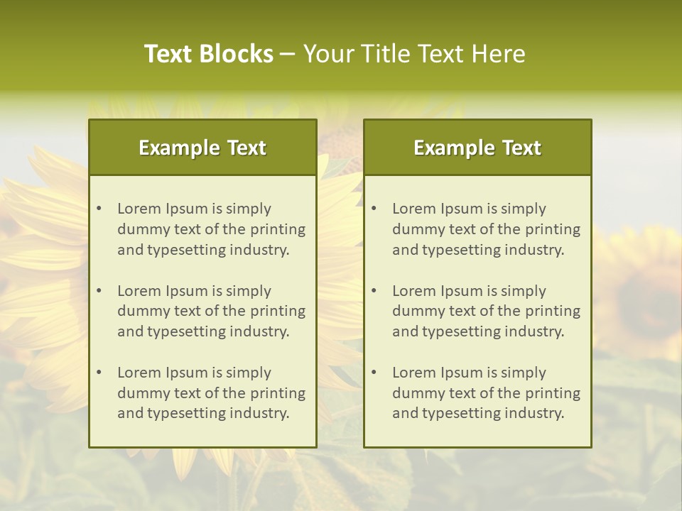 Circle Head Green PowerPoint Template