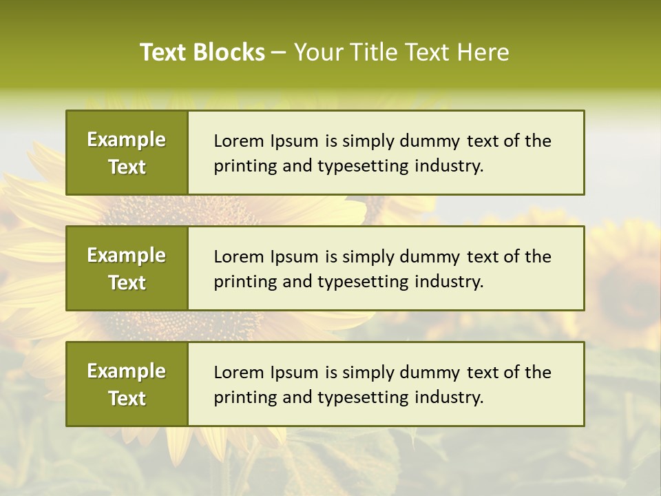Circle Head Green PowerPoint Template