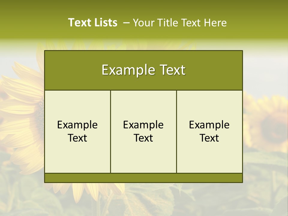 Circle Head Green PowerPoint Template