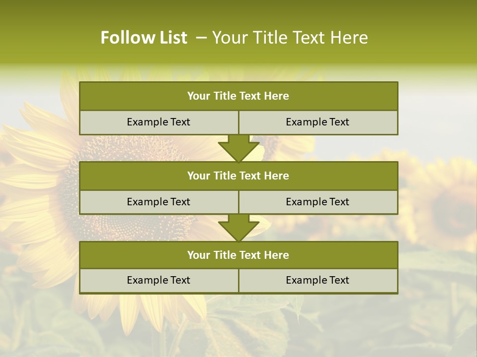 Circle Head Green PowerPoint Template