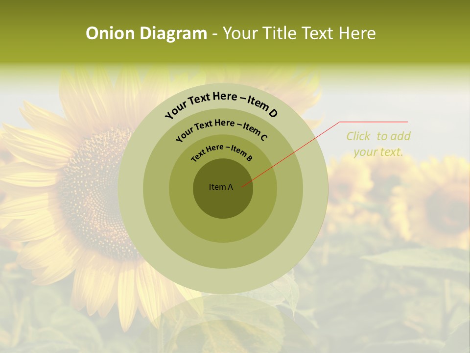 Circle Head Green PowerPoint Template