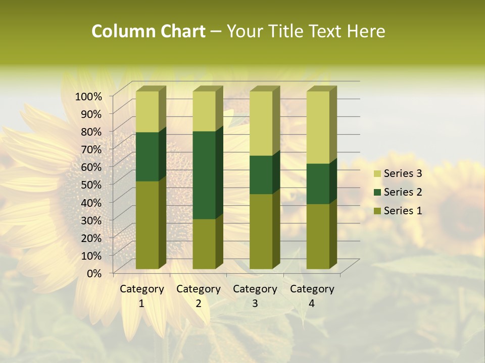 Circle Head Green PowerPoint Template