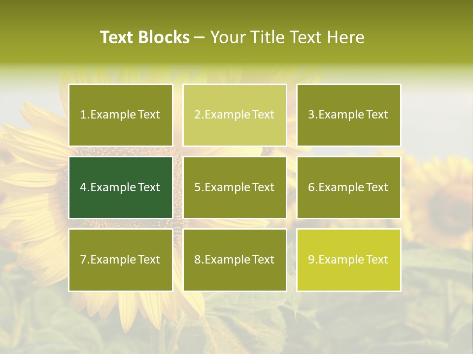 Circle Head Green PowerPoint Template