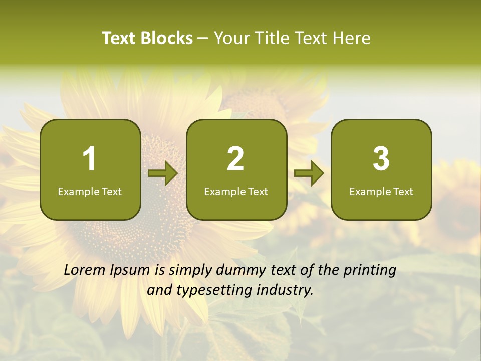 Circle Head Green PowerPoint Template