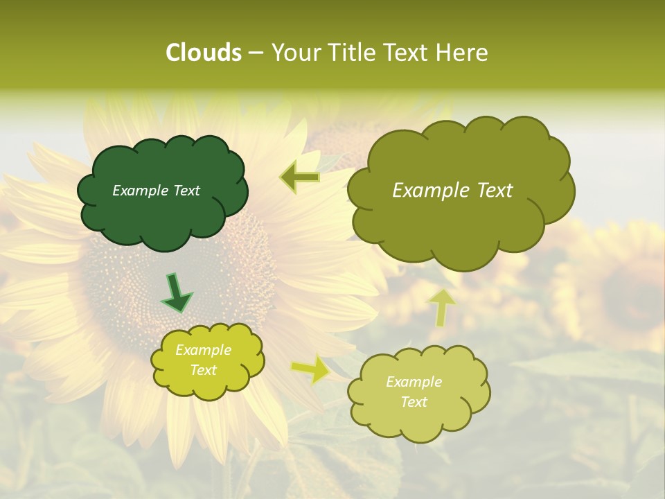 Circle Head Green PowerPoint Template
