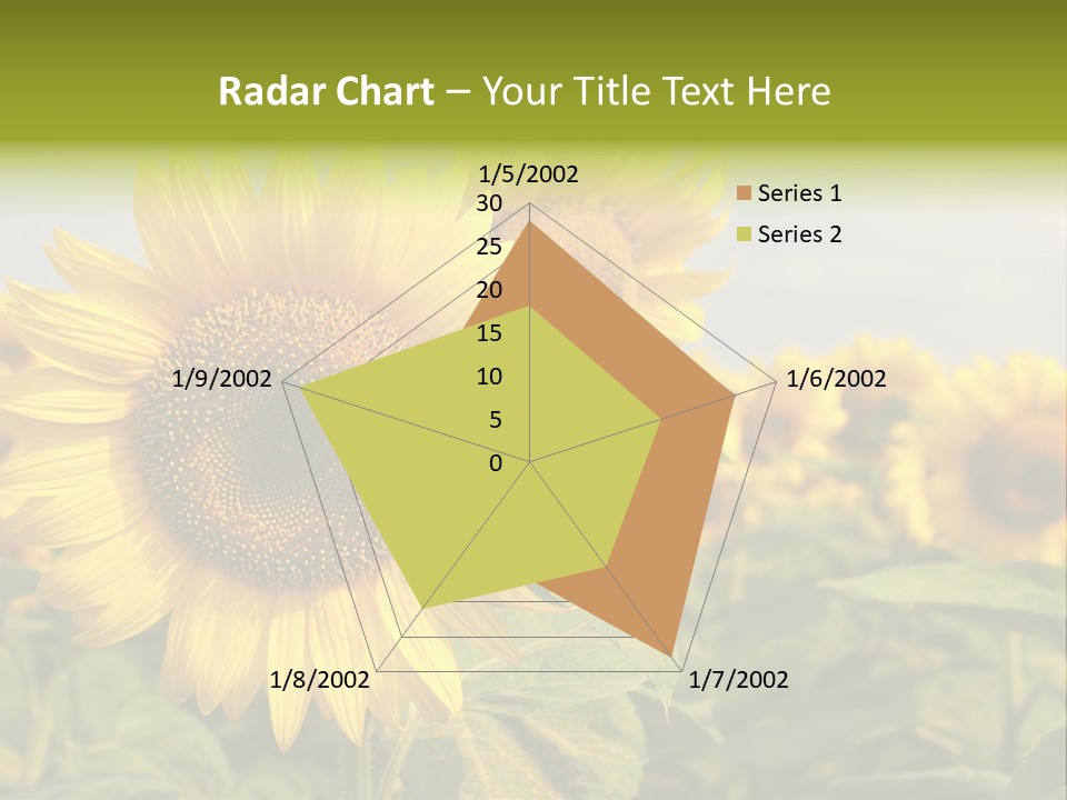 Circle Head Green PowerPoint Template