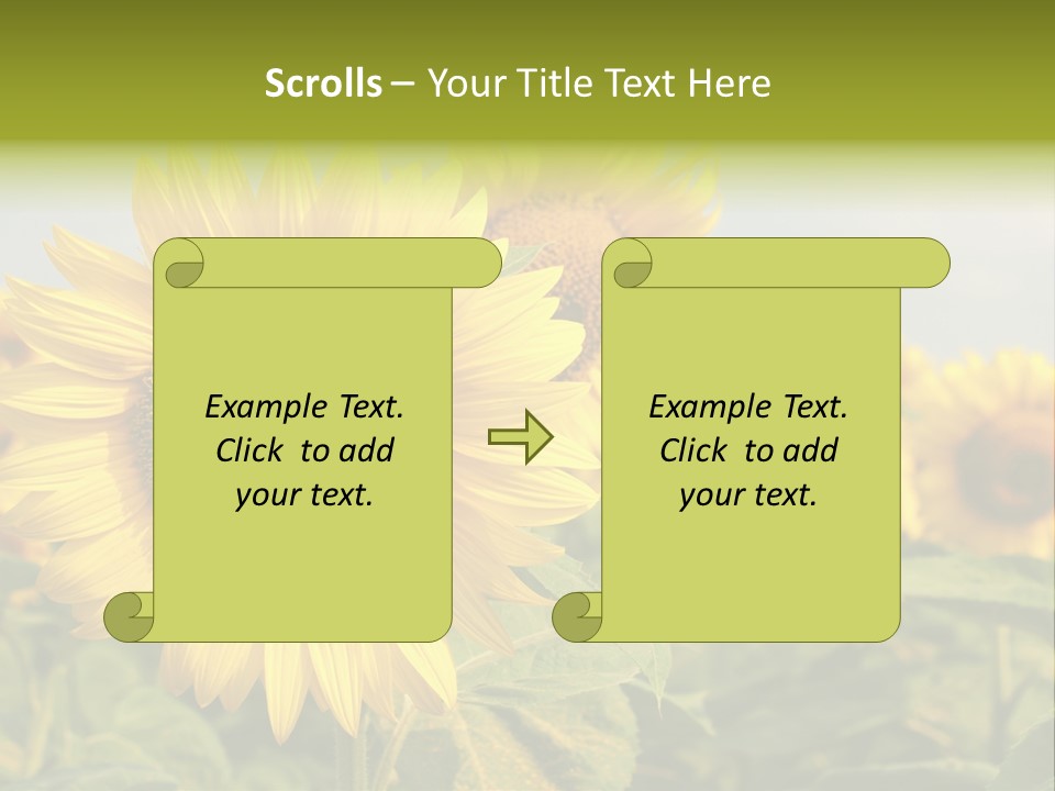 Circle Head Green PowerPoint Template
