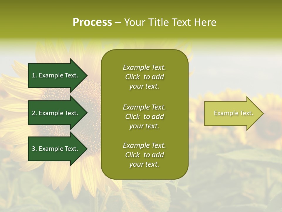 Circle Head Green PowerPoint Template