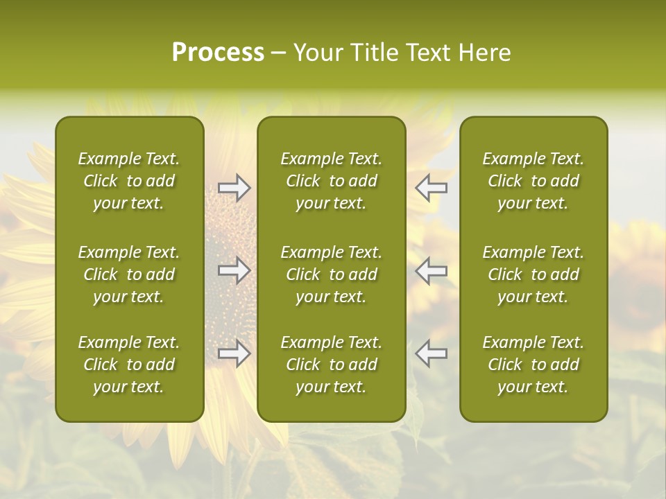 Circle Head Green PowerPoint Template