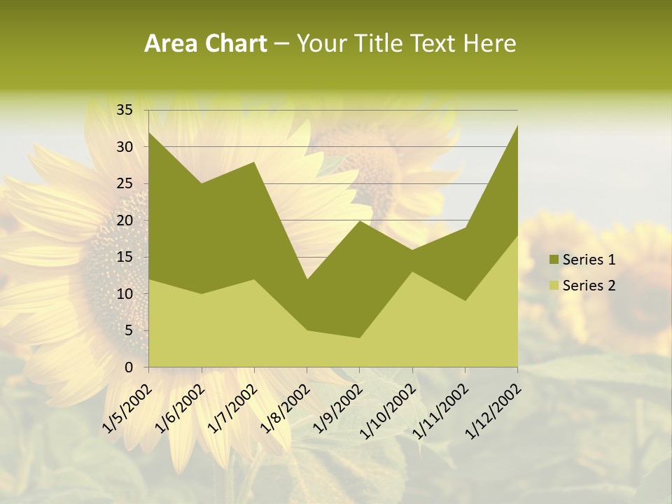 Circle Head Green PowerPoint Template