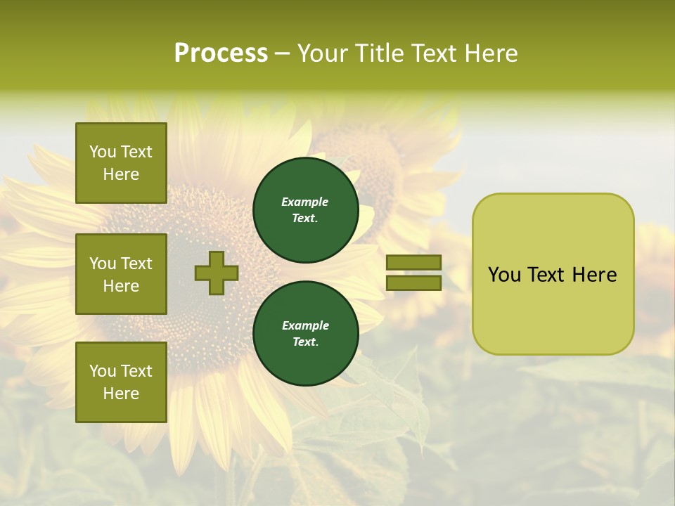 Circle Head Green PowerPoint Template