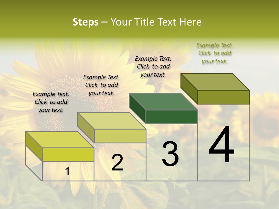 Circle Head Green PowerPoint Template
