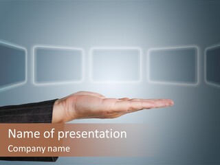 Multimedia Background Effect PowerPoint Template