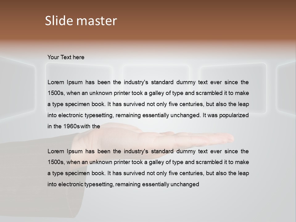 Multimedia Background Effect PowerPoint Template