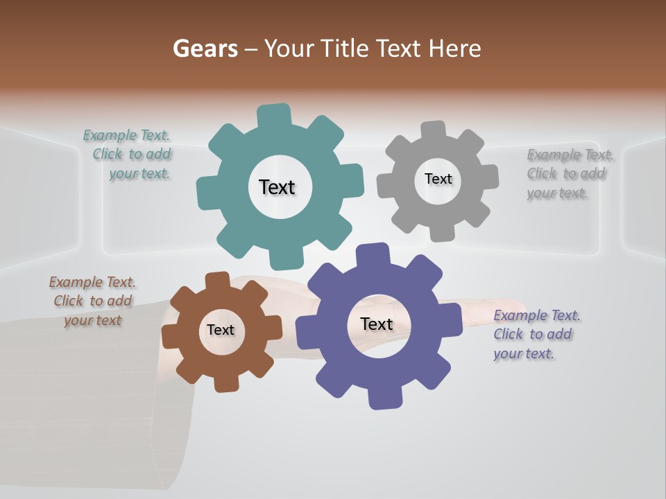 Multimedia Background Effect PowerPoint Template