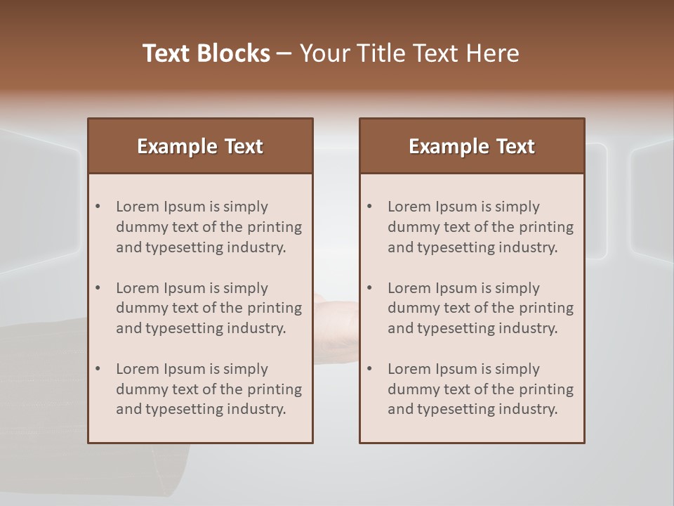 Multimedia Background Effect PowerPoint Template