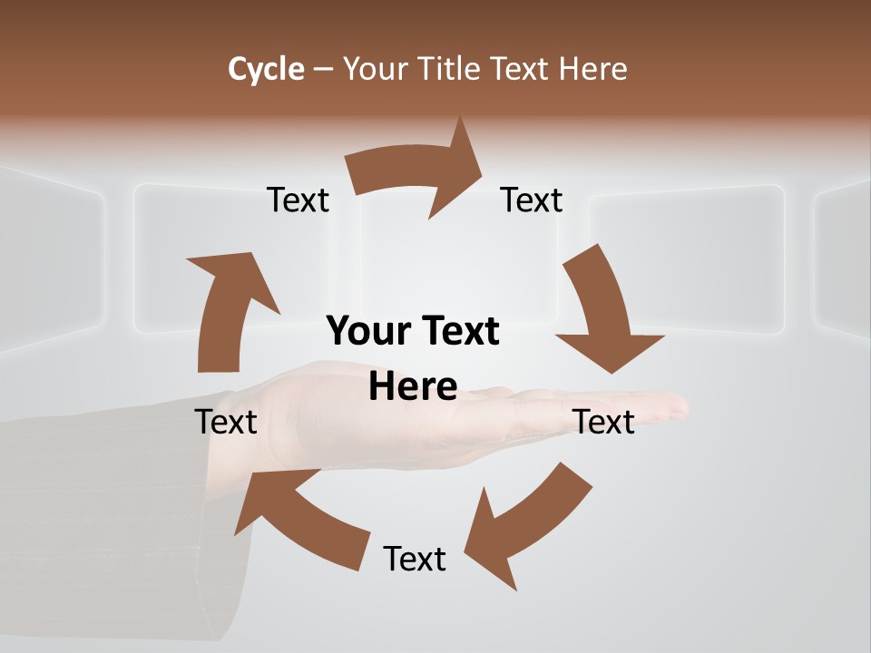 Multimedia Background Effect PowerPoint Template