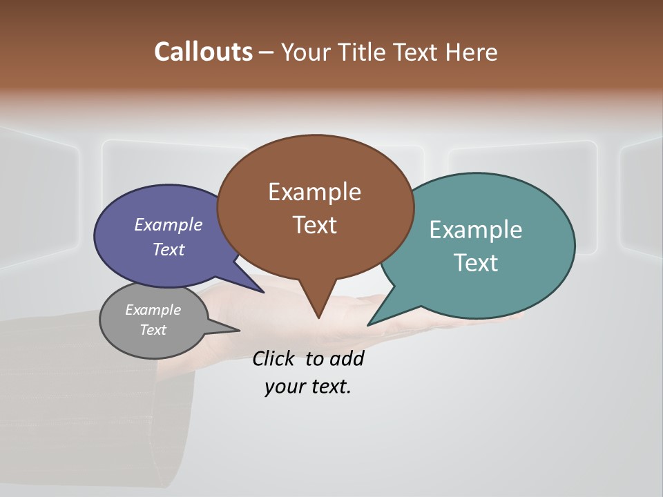 Multimedia Background Effect PowerPoint Template