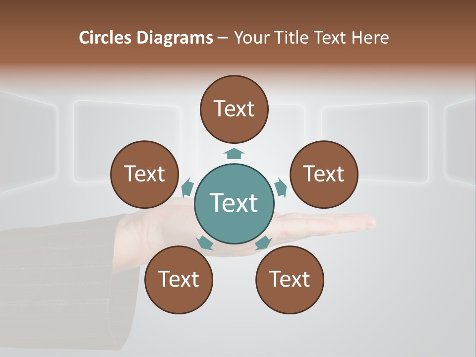 Multimedia Background Effect PowerPoint Template