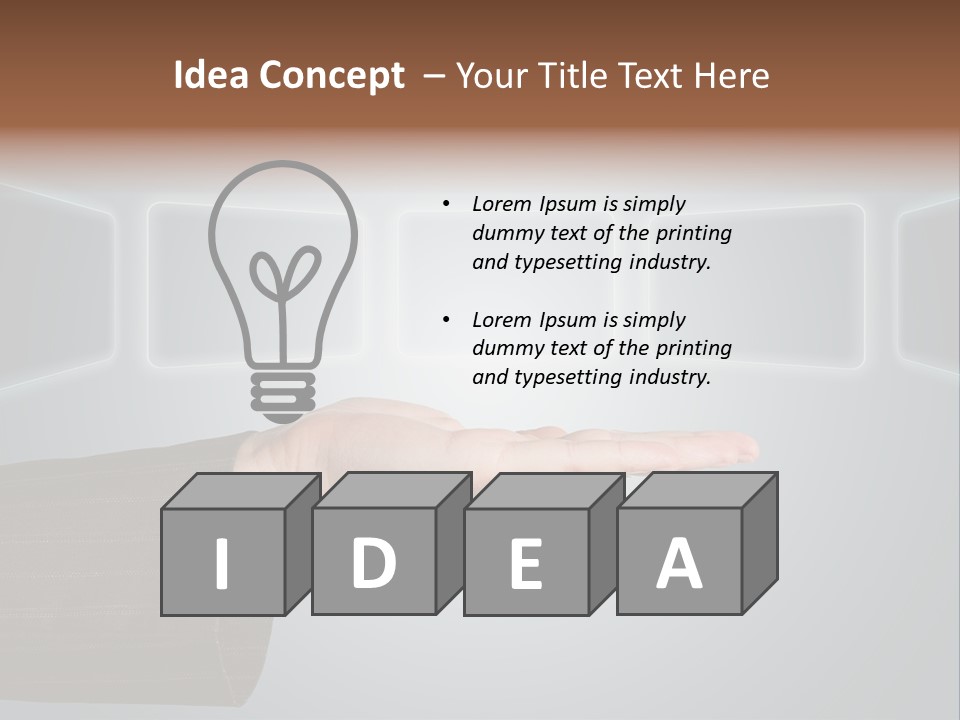 Multimedia Background Effect PowerPoint Template