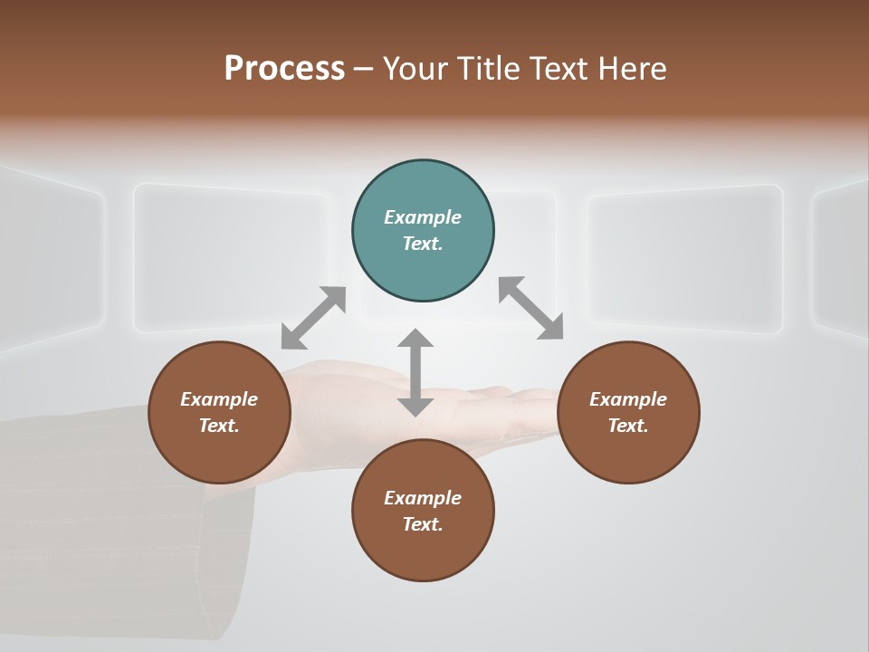 Multimedia Background Effect PowerPoint Template