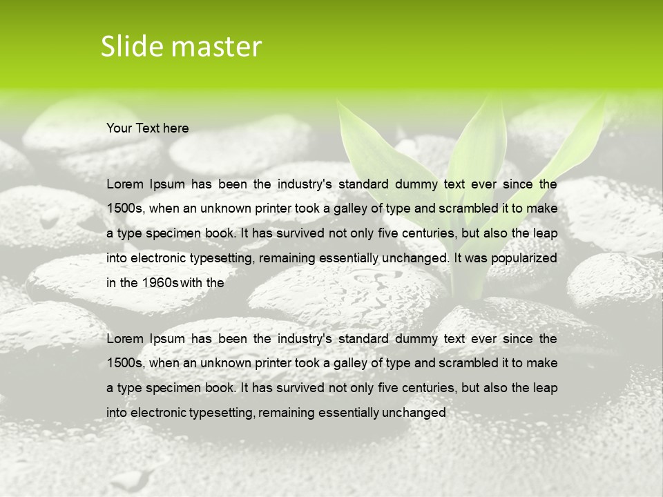 Handful Flora Stability PowerPoint Template