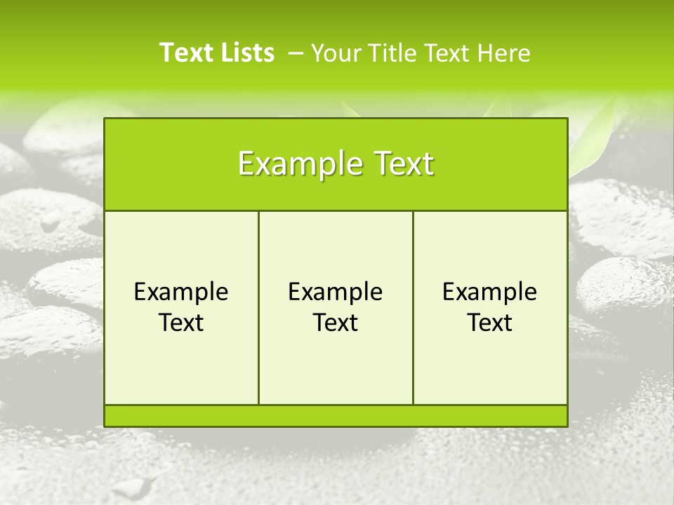 Handful Flora Stability PowerPoint Template