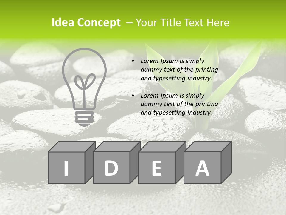 Handful Flora Stability PowerPoint Template